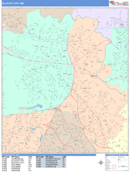 Ellicott City Wall Map