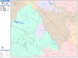 Gaithersburg Wall Map