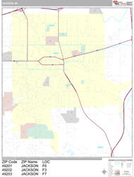 Jackson Wall Map