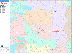 Pontiac Wall Map