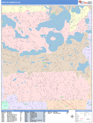 West Bloomfield Wall Map