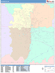 Rochester Wall Map