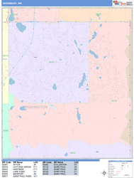 Woodbury Wall Map