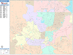 Jackson Wall Map