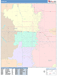 Fargo Wall Map