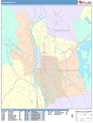 Manchester Wall Map