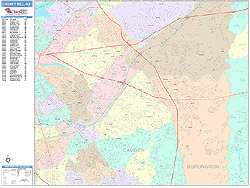 Cherry Hill Wall Map