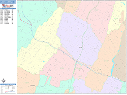 East Orange Wall Map