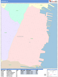 Hoboken Wall Map