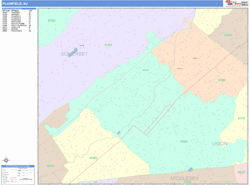 Plainfield Wall Map