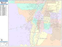 Albuquerque Wall Map