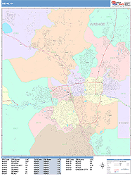 Reno Wall Map
