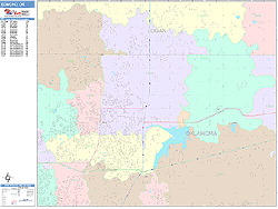 Edmond Wall Map