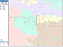 Lawton Wall Map