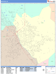 Medford Wall Map