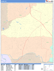 Tigard Wall Map