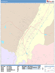 Altoona Wall Map