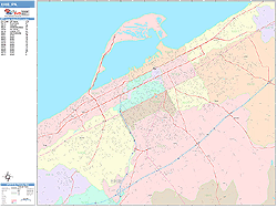 Erie Wall Map