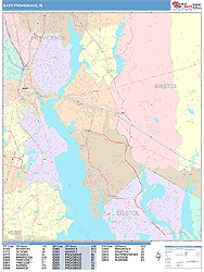 East Providence Wall Map