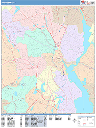 Providence Wall Map