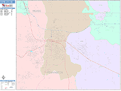 Rapid City Wall Map