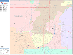 Sioux Falls Wall Map