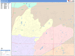 Bartlett Wall Map