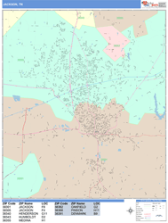 Jackson Wall Map