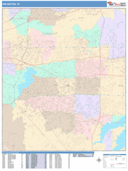 Arlington Wall Map