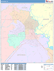 Beaumont Wall Map