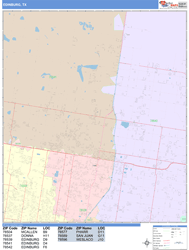 Edinburg Wall Map