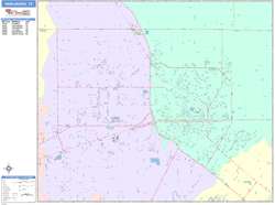 Harlingen Wall Map