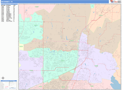 McKinney Wall Map