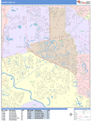 Sugar Land Wall Map