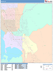 Provo Wall Map