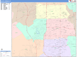 South Jordan Wall Map