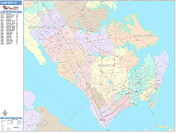 Hampton Wall Map