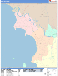 Burlington Wall Map