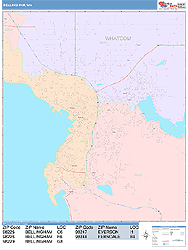 Bellingham Wall Map