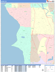 Burien Wall Map