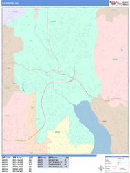 Redmond Wall Map