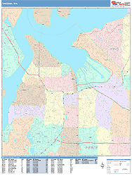 Tacoma Wall Map