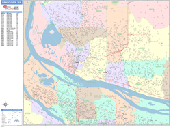 Vancouver Wall Map