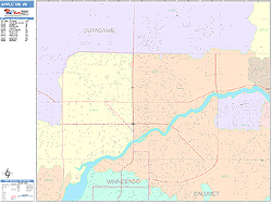 Appleton Wall Map