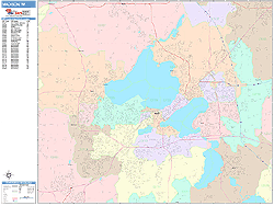 Madison Wall Map