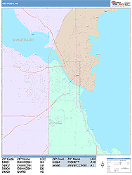 Oshkosh Wall Map