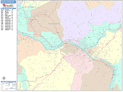 Charleston Wall Map