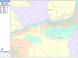 Huntington Wall Map