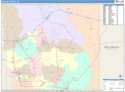 Cochise County, AZ Wall Map