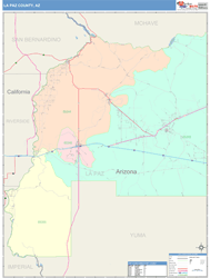 La Paz County, AZ Wall Map